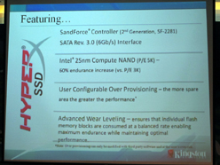 画像ギャラリー No.004のサムネイル画像 / ［COMPUTEX］Kingston，HyperXシリーズにSerial ATA 6Gbps対応のSSDを追加。自動オーバークロック対応のメモリモジュール「HyperX PnP」も