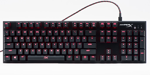 画像ギャラリー No.003のサムネイル画像 / 「HyperX Alloy FPS Mechanical Gaming Keyboard」レビュー。フローティングデザイン採用のCherry MX搭載モデル,その実力は