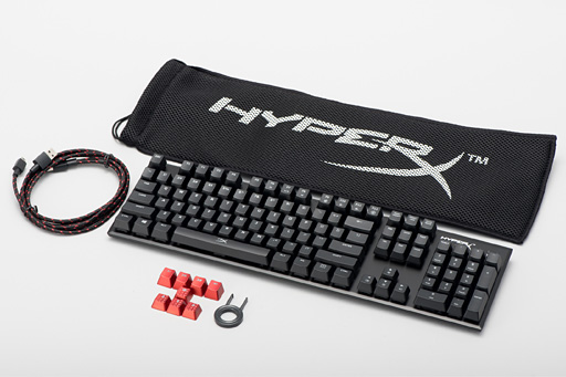 画像ギャラリー No.004のサムネイル画像 / 「HyperX Alloy FPS Mechanical Gaming Keyboard」レビュー。フローティングデザイン採用のCherry MX搭載モデル,その実力は