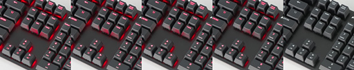 画像ギャラリー No.010のサムネイル画像 / 「HyperX Alloy FPS Mechanical Gaming Keyboard」レビュー。フローティングデザイン採用のCherry MX搭載モデル,その実力は