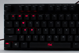 画像ギャラリー No.011のサムネイル画像 / 「HyperX Alloy FPS Mechanical Gaming Keyboard」レビュー。フローティングデザイン採用のCherry MX搭載モデル,その実力は