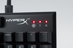 画像ギャラリー No.021のサムネイル画像 / 「HyperX Alloy FPS Mechanical Gaming Keyboard」レビュー。フローティングデザイン採用のCherry MX搭載モデル,その実力は
