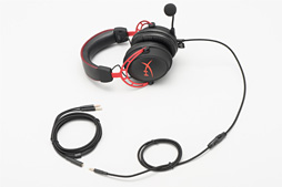 画像ギャラリー No.018のサムネイル画像 / 「HyperX Cloud Alpha」ヘッドセットを試す。見た目こそ地味ながら,完成度はシリーズ史上最高だ