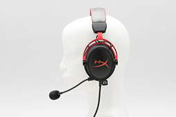 画像ギャラリー No.023のサムネイル画像 / 「HyperX Cloud Alpha」ヘッドセットを試す。見た目こそ地味ながら,完成度はシリーズ史上最高だ