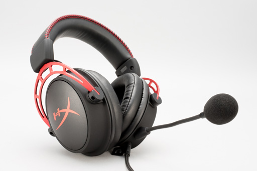 画像ギャラリー No.033のサムネイル画像 / 「HyperX Cloud Alpha」ヘッドセットを試す。見た目こそ地味ながら,完成度はシリーズ史上最高だ