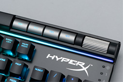 画像ギャラリー No.012のサムネイル画像 / 「Alloy Elite RGB」 レビュー。HyperXが「MMO&MOBAゲーマー用」と位置づける多機能キーボード,その実力は