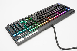 画像ギャラリー No.022のサムネイル画像 / 「Alloy Elite RGB」 レビュー。HyperXが「MMO&MOBAゲーマー用」と位置づける多機能キーボード,その実力は
