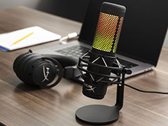 HyperX，LED内蔵で光るUSBマイク「QuadCast S」と，安価な7.1ch対応ヘッドセット「Cloud Stinger S」を発売