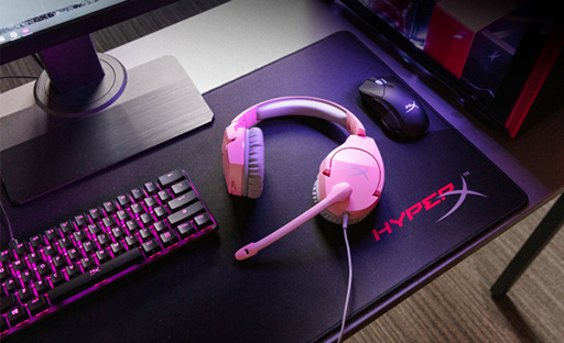 画像ギャラリー No.001のサムネイル画像 / HyperX，東京ゲームショウ2021に合わせてピンク色のヘッドセットを期間限定発売。9月29日にはYouTubeでイベントも