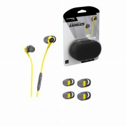 画像ギャラリー No.002のサムネイル画像 / HyperXのゲーマー向けイヤフォン「Cloud Earbuds」にイエローモデル登場