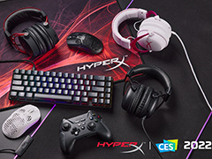 HyperX，最大300時間動作のワイヤレスヘッドセットや100時間動作のマウスなどをCES 2022で発表