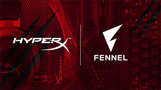 画像ギャラリー No.001のサムネイル画像 / HyperX，プロチーム「FENNEL」の公式周辺機器パートナーに就任