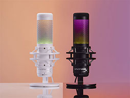 画像ギャラリー No.001のサムネイル画像 / HyperX,USBマイク「QuadCast S」と「SoloCast」に白色モデルを追加