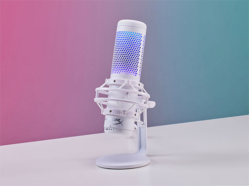 画像ギャラリー No.003のサムネイル画像 / HyperX,USBマイク「QuadCast S」と「SoloCast」に白色モデルを追加