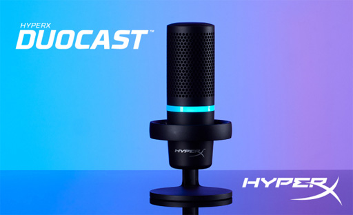 画像ギャラリー No.001のサムネイル画像 / HyperX,ハイレゾ対応の配信者向けUSBマイク「DuoCast」を7月25日発売