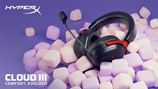 画像ギャラリー No.002のサムネイル画像 / HyperXの最新ヘッドセット「Cloud III」が6月12日発売。コスパ良好のCloudシリーズがマイク品質を改善して新登場［PR］