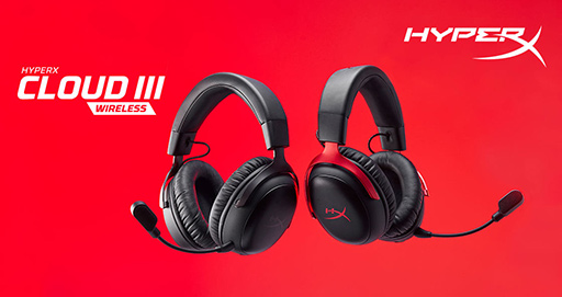 画像ギャラリー No.002のサムネイル画像 / モニター的音質のゲーマー向けヘッドフォン「HyperX Cloud III」にワイヤレスモデルが登場