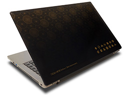 画像ギャラリー No.001のサムネイル画像 / 有名武将の家紋入り「信長の野望 Online」推奨ノートPC。ゲーム内特典付き