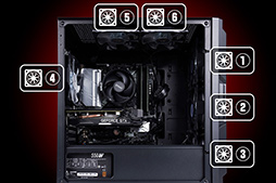 画像ギャラリー No.004のサムネイル画像 / コスパ重視のゲームPC「NEXTGEAR」からRTX 4070&Ryzen 7 5800X3D搭載で約25万円の高スペックモデルが登場