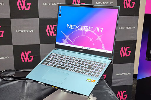 画像ギャラリー No.002のサムネイル画像 / グリーンのカラーをまとったコスパ重視のゲーマー向けノートPC「NEXTGEAR J6」をマウスコンピューターが発売