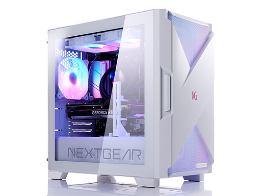 画像ギャラリー No.001のサムネイル画像 / 白色PCケースとアドレサブルRGB LEDファン採用のゲーマー向けPCがマウスから発売に