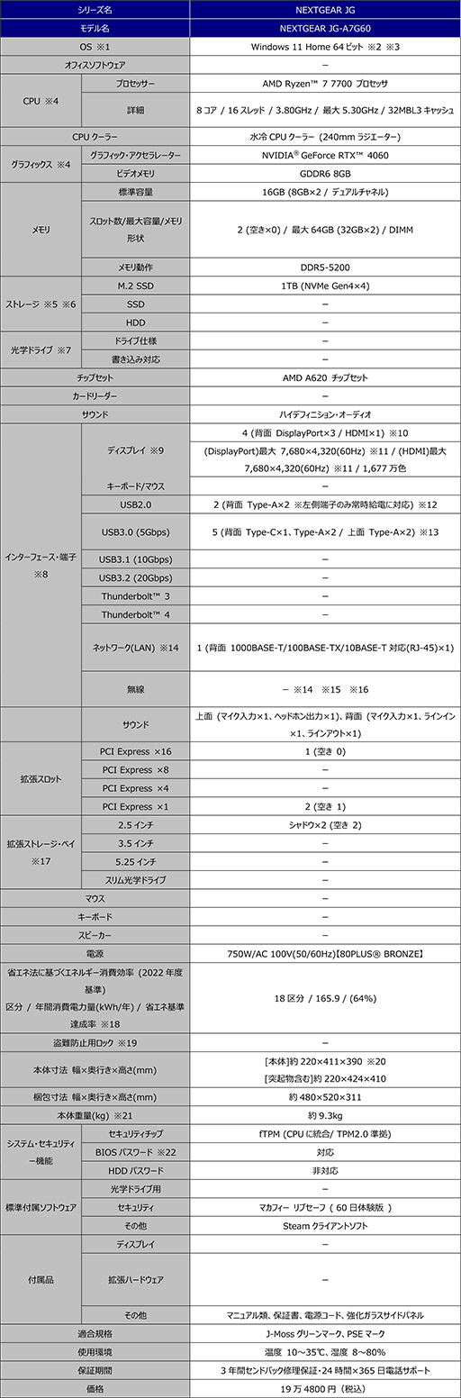画像ギャラリー No.006のサムネイル画像 / 「地球防衛軍6」推奨のゲーマー向けPCがマウスコンピューターから登場