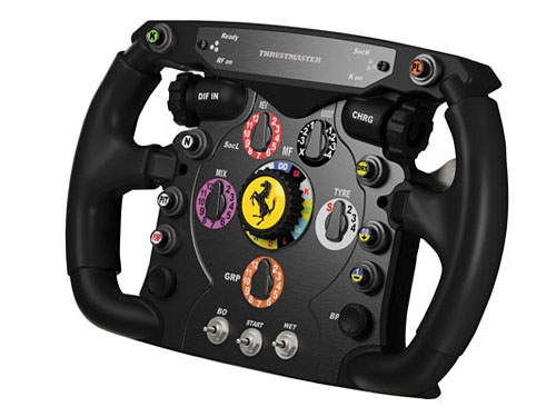 画像ギャラリー No.003のサムネイル画像 / Ferrariの正式ライセンスを取得したステアリングコントローラ「Ferrari F1 Wheel Integral T500」が11月24日に発売。価格はなんと7万円超え