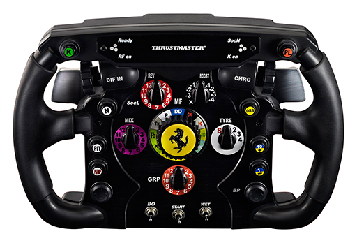 画像ギャラリー No.002のサムネイル画像 / Ferrari 150° Italiaのレプリカ版ステアリングが登場。Thurstmaster製ステアリングコントローラ「T500 RS GT RACING WHEEL」のオプション