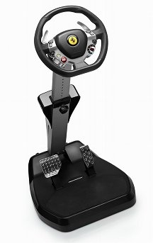 画像ギャラリー No.003のサムネイル画像 / ステアリングホイールとペダルユニットが一体になったThrustmaster製Xbox 360用コントローラが9月27日に発売