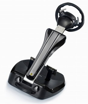 画像ギャラリー No.004のサムネイル画像 / ステアリングホイールとペダルユニットが一体になったThrustmaster製Xbox 360用コントローラが9月27日に発売
