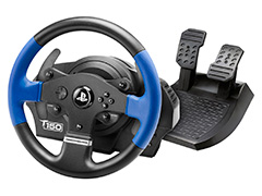 ペダルとセットで3万2000円強のPS4＆PS3対応ステアリングコントローラ「T150 Force Feedback」が12月末に国内発売