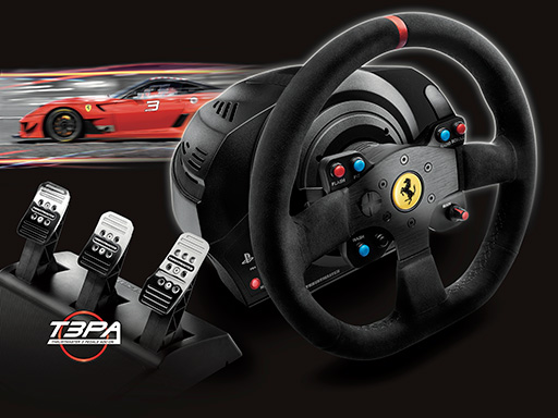 画像ギャラリー No.004のサムネイル画像 / Ferrari監修のステアリングを採用するThrustmaster製ステアリングコントローラ「T300 Alcantara Edition」が国内発売