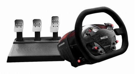 画像ギャラリー No.001のサムネイル画像 / MSY,ThrustmasterとSPARCOのコラボモデルとなるステアリングコントローラを発売。PCとXbox Oneに対応