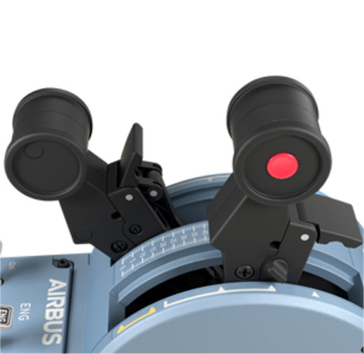 画像ギャラリー No.009のサムネイル画像 / Thrustmasterからフライトシム向けジョイスティックやスロットルが登場。Airbus「A320」のスティックを模したデザイン