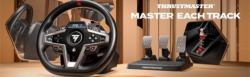 画像ギャラリー No.001のサムネイル画像 / 小型ディスプレイ付きのThrustmaster製ステアリングホイール「T248」が11月18日に国内発売