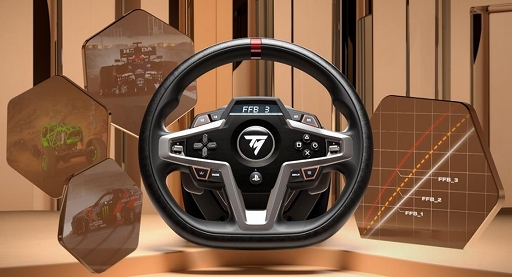 画像ギャラリー No.003のサムネイル画像 / 小型ディスプレイ付きのThrustmaster製ステアリングホイール「T248」が11月18日に国内発売