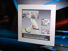 画像ギャラリー No.011のサムネイル画像 / ［COMPUTEX 2008＃12］「Wiiリモコンよりもっと自由に」。モーションセンサー搭載のワイヤレスコントローラ「Eee Stick」