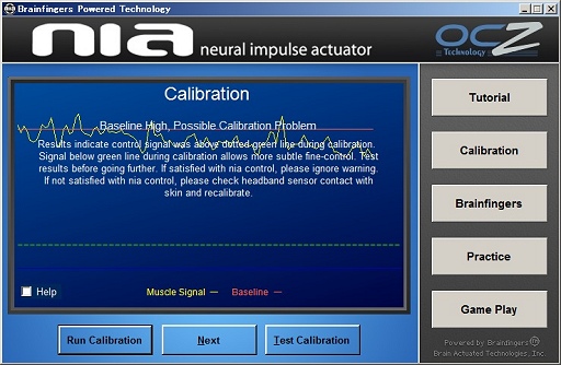 画像ギャラリー No.009のサムネイル画像 / 今日から君もミスター念力? 「Neural Impulse Actuator」でゲームキャラを脳波コントロールしてみる