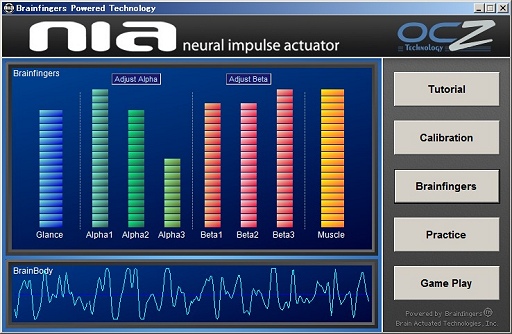 画像ギャラリー No.011のサムネイル画像 / 今日から君もミスター念力? 「Neural Impulse Actuator」でゲームキャラを脳波コントロールしてみる