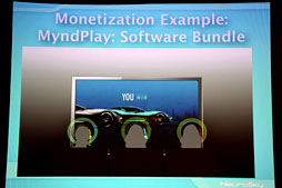 画像ギャラリー No.010のサムネイル画像 / ［GDC 2012］携帯機器に脳波センサーを組み込んで商売できるか？ NeuroSkyが問う「低価格生体センサーの活用法」