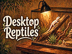 ヒョウモントカゲモドキをただ観察する癒しの放置系シム「Desktop Reptiles」，Steamで販売中