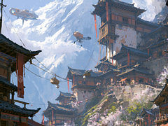 戦国×サイバーパンクの都市建設シム「Daimyō of Kensai」,早期アクセス版を8月18日にSteamで配信