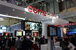 画像ギャラリー No.001のサムネイル画像 / ［G-Star 2011］モバイルゲーム一筋の「COM2US」が単独でブース出展。韓国のモバイル市場などを聞いた