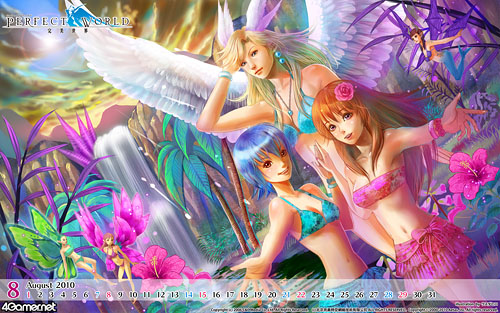 画像ギャラリー No.001のサムネイル画像 / 「Perfect World -完美世界-」の公式イラストレーターさんにまい＆しうの水着姿を描いてもらったよ。4Gamer＆ゲームタイトルのコラボ壁紙紹介コーナー「まい・しうの☆壁紙で逢いましょう☆」第2回はこちら