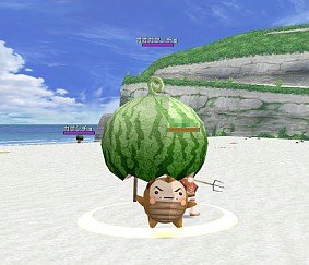 画像ギャラリー No.001のサムネイル画像 / 「MFO」，夏休み限定冒険地「クレハザ岬」に巨大スイカが出現!?
