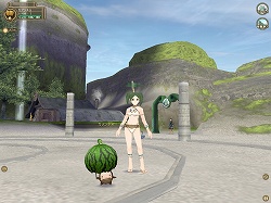 画像ギャラリー No.004のサムネイル画像 / 「MFO」，夏休み限定冒険地「クレハザ岬」に巨大スイカが出現!?