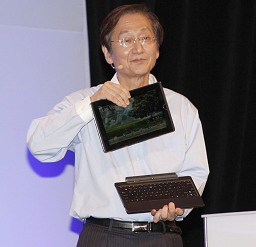 画像ギャラリー No.002のサムネイル画像 / ASUS，Windows 7搭載スレート端末やAndroid 3.0搭載タブレット端末Eee Pad新製品などを発表
