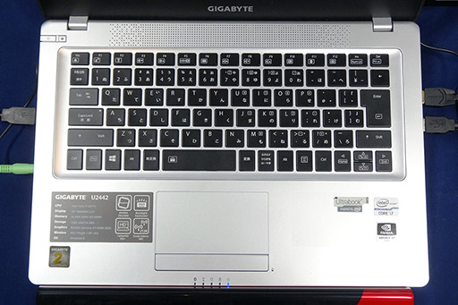 画像ギャラリー No.003のサムネイル画像 / GIGABYTE，ゲーマー向けUltrabookを発表。「GeForce GT 650M」採用モデルと「GeForce GT 640M」採用モデルの2機種