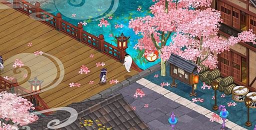 画像ギャラリー No.012のサムネイル画像 / 「AngelLoveOnline」大型アップデート「Season15 〜動乱の桜花城〜」先行レポート。日本をモチーフにした新エリアと新たなGVGシステムを楽しもう