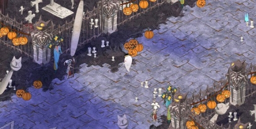 画像ギャラリー No.004のサムネイル画像 / 「AngelLoveOnline」,ハロウィンイベントが開催。各街が限定デコレーションに